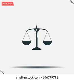 Scales balance icon
