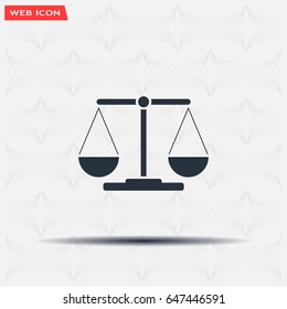 Scales balance icon