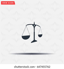 Scales balance icon