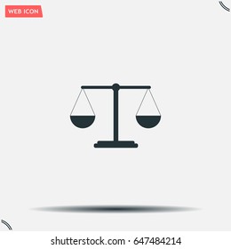 Scales balance icon