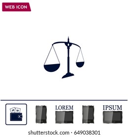 Scales balance icon