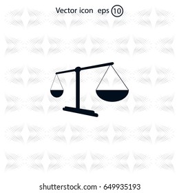 Scales balance icon