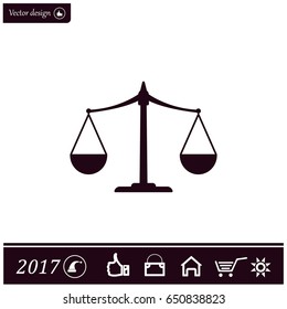 Scales balance icon