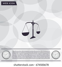 Scales balance icon