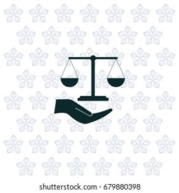 Scales balance icon