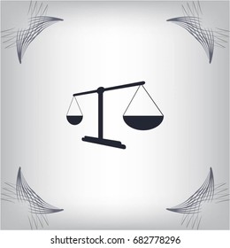 Scales balance icon