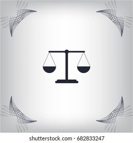 Scales balance icon