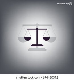 Scales balance icon