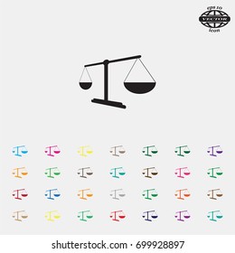 Scales balance icon