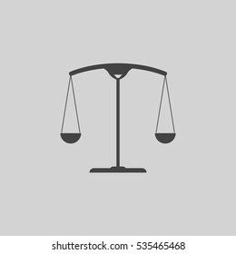 Scales balance Icon, Vector