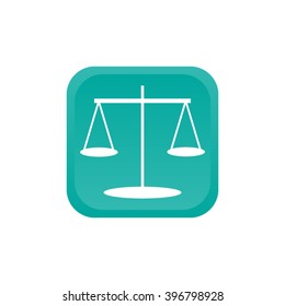 Scales balance vector icon