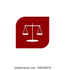 Scales balance vector icon