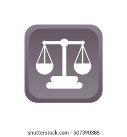 Scales balance vector icon
