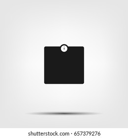 scales black icon,vector illustration
