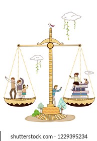 Scales and children