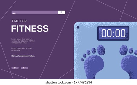 scales concept flyer, web banner, ui header, enter site. Grain texture and noise effect. Place for text, place for copying.