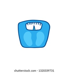 scales doodle icon