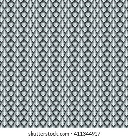 The scales of the grey reptile. Abstract seamless pattern for your design