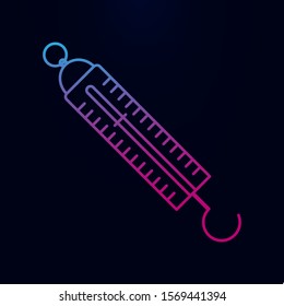 Scales with a hook nolan icon. Simple thin line, outline vector of measure icons for ui and ux, website or mobile application