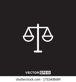 Plantilla de vectores de diseño de iconos de escala