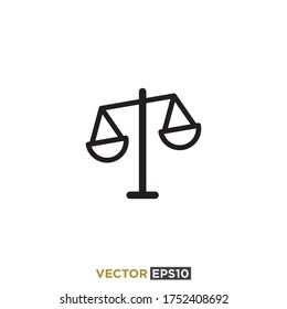 Plantilla de vectores de diseño de iconos de escala