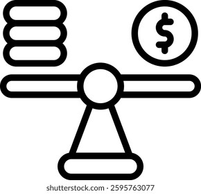 Scales Icon Element For Design