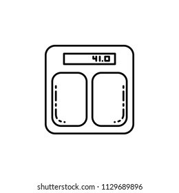 scales icon. Element of make up and cosmetics icon for mobile concept and web apps. Outline dusk style scales icon can be used for web and mobile
