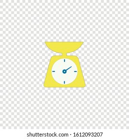 Scales icon in a flat style. Icon for mobile application.