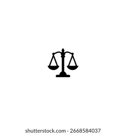 
Scales icon flat vector design.
