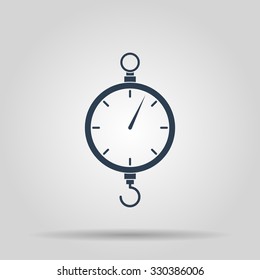 scales icon. Flat vector design style EPS