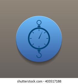 scales icon. Flat vector design style EPS