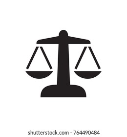 scales icon illustration isolated vector sign symbol