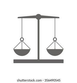   scales   icon,  isolated. Flat  design.