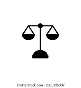 Scales icon. Law scale icon. Justice sign and symbol