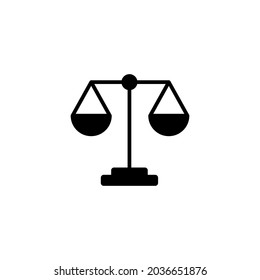 Scales icon. Law scale icon. Justice sign and symbol