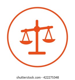 scales icon. Libra