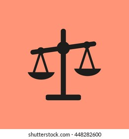 scales icon. Libra