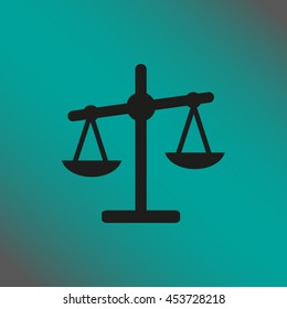 scales icon. Libra