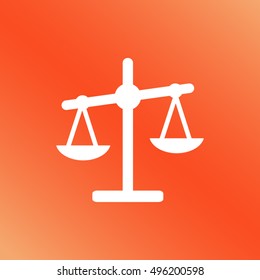 scales icon. Libra