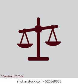 scales icon. Libra