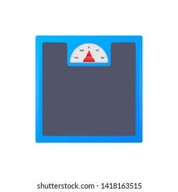 Scales icon. Libra isolated on white background. Vector stock illustration.