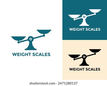 Scales icon. Libra isolated on white background. Vector stock illustration.