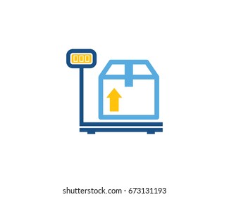 Scales Icon Logo Design Element