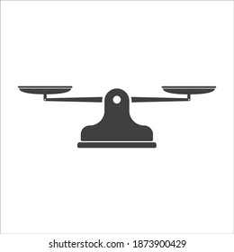 scales icon on white background. EPS10. Vector