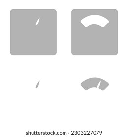 scales icon on a white background, vector illustration