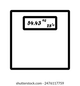 scales icon on white background