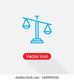 Scales Icon, Pharmacy Scales Icon Vector Illustration Eps10