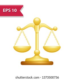 Scales Icon. Professional, pixel-aligned icon in realistic colors.