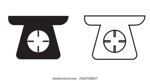 Scales icon set . Law scale icon. Justice sign . 333