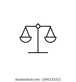 Scales icon set. Vector illustration.